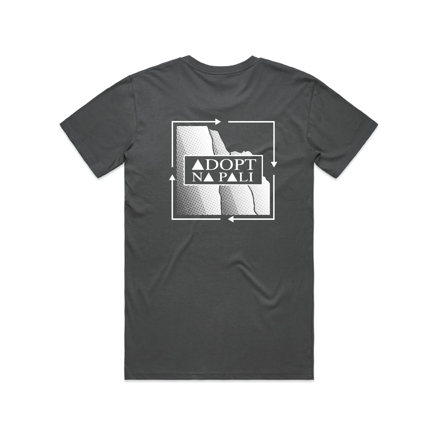 Adopt Na Pali - Charcoal T-Shirt