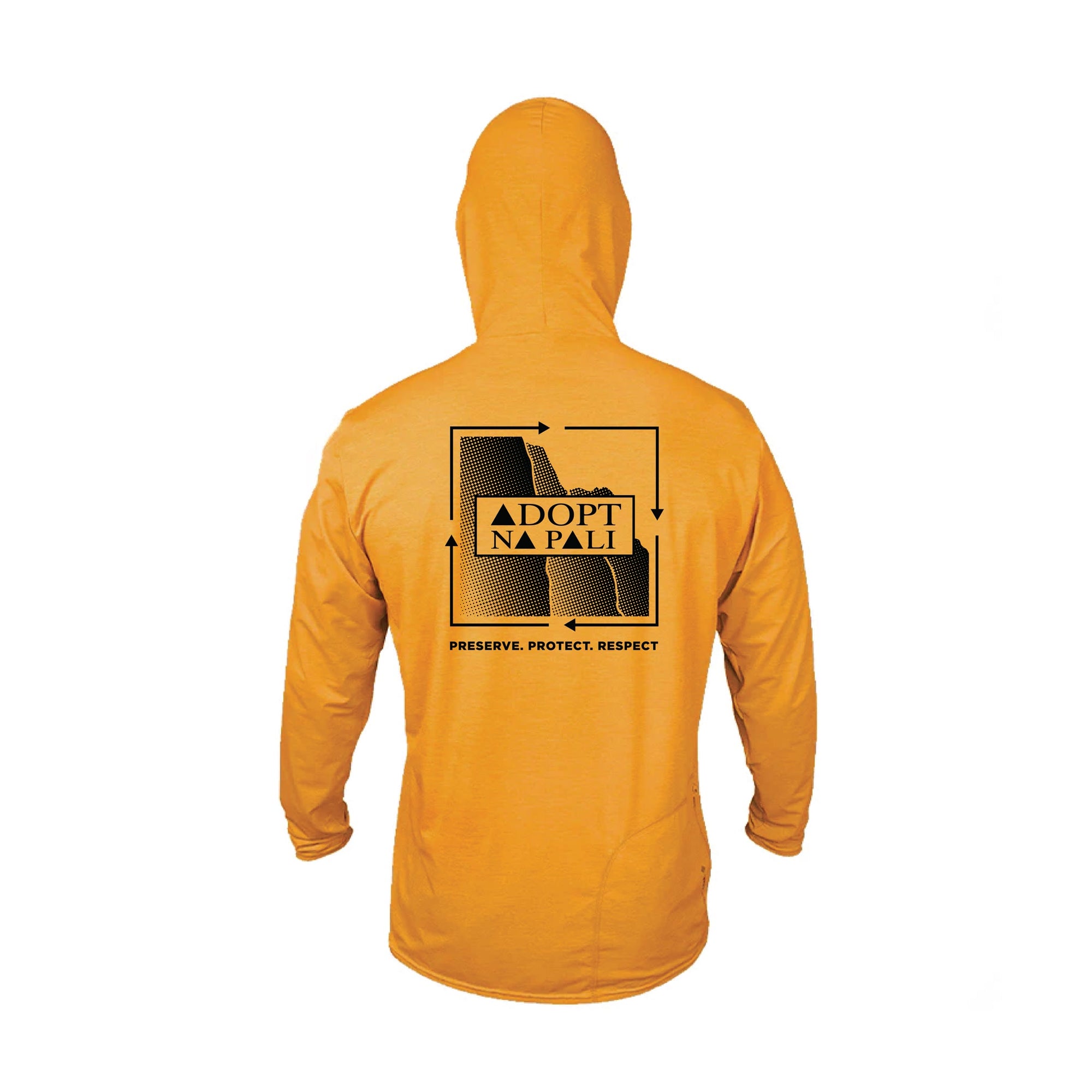 Adopt Na Pali - Anetik® Orange Long-Sleeve Protected UV