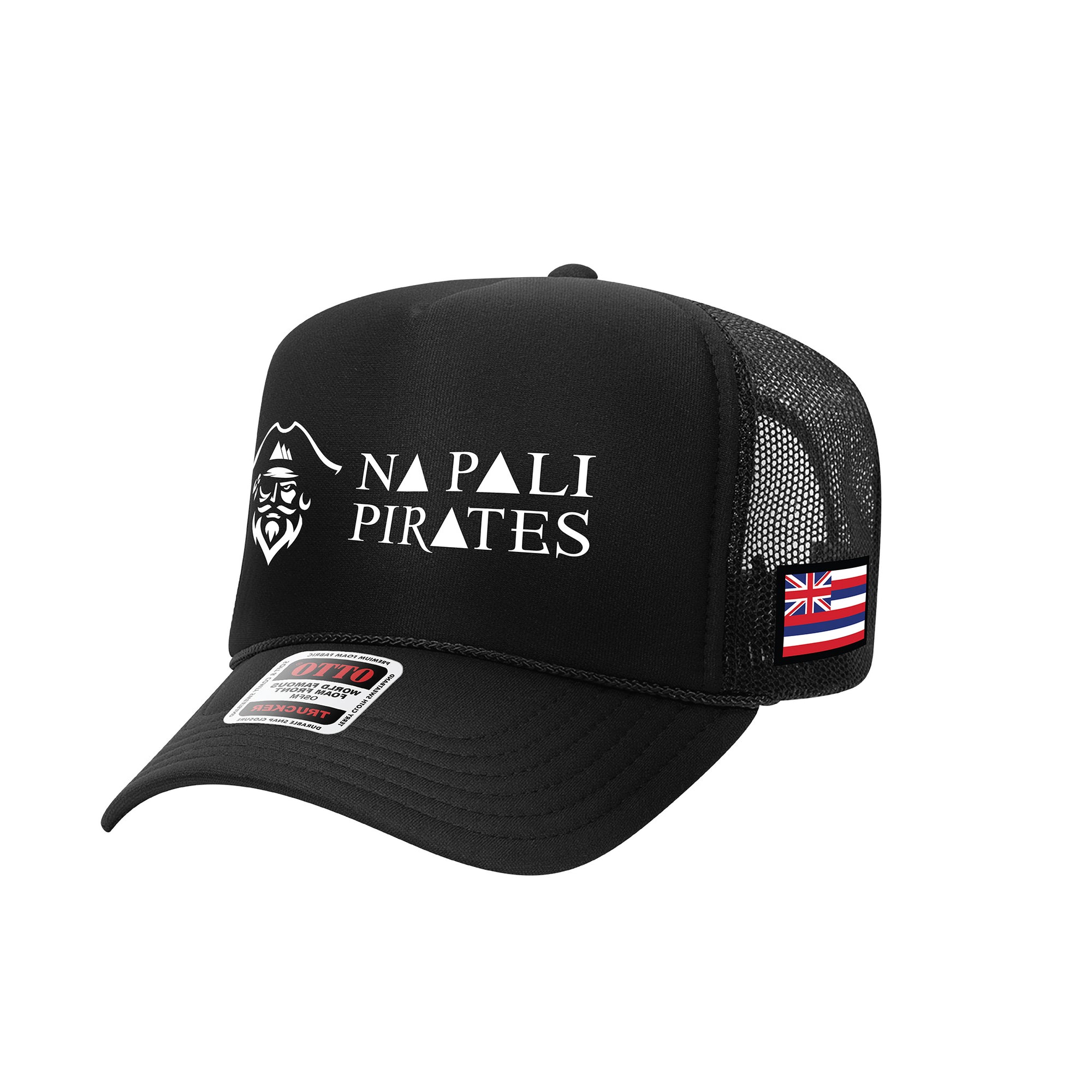 Na Pali Pirates - Black Foam Trucker Hat